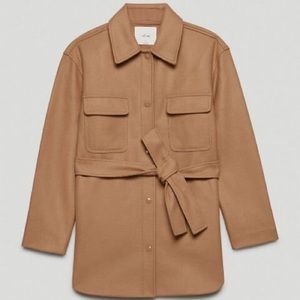 Aritzia Wilfred Rialto Shirt Jacket